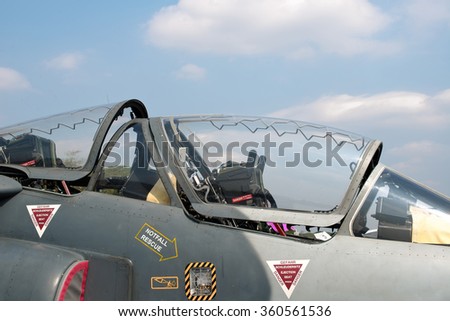 Fighterjet cockpit