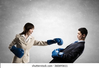 Fighting business partners
