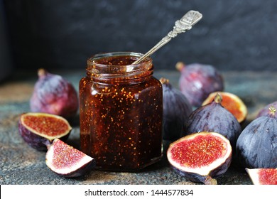 Figs Jam. Canning And Storage Of Fruit. Cheese Jam