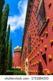 Figueres, Catalonia / Spain - August 4, 2019: Ornaments On 