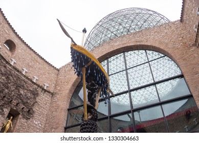 Figueres, Spain; 04 03 2017:The Dalí Theatre And Museum  Is A Museum Of The Catalan Artist Salvador Dalí In His Home Town Of Figueres, In Catalonia, Spain.