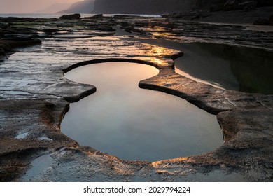 Figure 8 Pools At Sunset, Australia