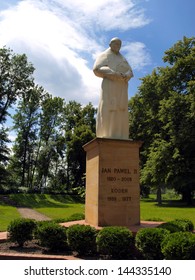 Figure, Statue Of Pope John Paul II At The Shrine Of Koden Near The Bug River In Poland