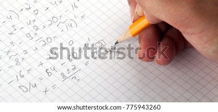 Figuring out a math equation