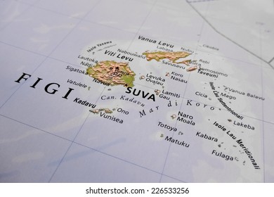 Fiji Islands Map