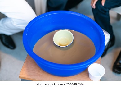 Fijian Indian Kava Drink Ceremony Close Up