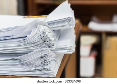 File Folder Documents Important Documents Stock Photo 383324698