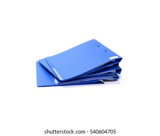 File Folder With Documents And Documents. Retention Of Contracts 