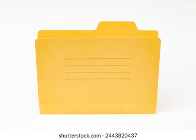 File folder on white background.
