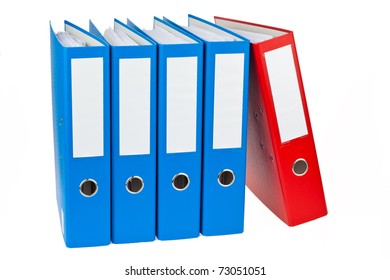 File Folders With Documents And Papers. Retention Of Contracts.