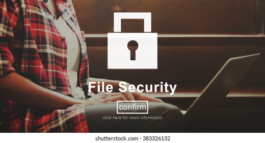 File Security Protection Privacy Interface Concept