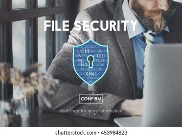File Security Protection Privacy Interface Concept