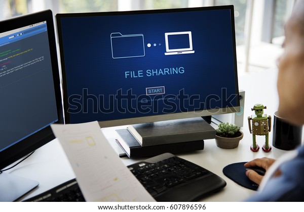 File Sharing Transfer Data\
Concept