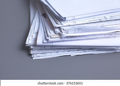 File Stack, File Folder With White Background