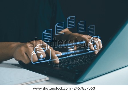 File Transfer. Files transferred Encrypted Form. Program for Remote Connection between two Computers on Cloud technology. Full access to Remote Files and Folders.  File sharing. Data Transfer concept.