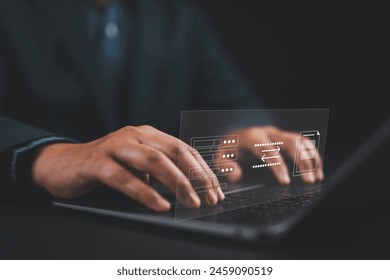 File Transfer Protocol files receiver and computer, transfer data between folder, Backup data, Exchange of file on folder, Send document in internet, DMS. Virtual document loading to another folder.