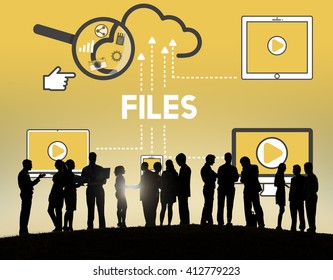 Files Data Information Devices Storage Concept