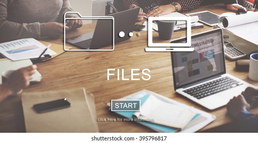 Files Data Information Message Network Share Concept