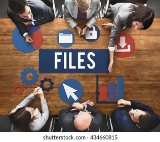 Files Document Technology System Storage Concept