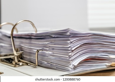 Files folder on desk