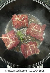 Filet Mignon In Butter With Rosemary