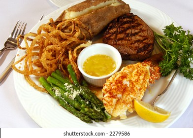 Filet Mignon And Lobster Tail