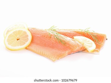 Filet Trout Isolated