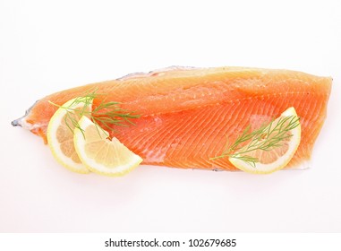 Filet Trout Isolated