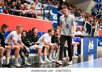 FILIP JICHA Head Coach Of Kiel During The EHF Champions League, Quarter-finals, 1st Leg Handball Match Between Paris Saint-Germain (PSG) And THW Kiel On May 11, 2022 In Paris, France.