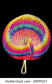 Filipino Peacock Straw Fan