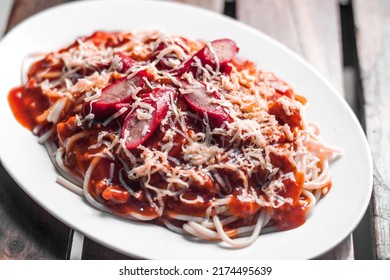 Filipino Sweet Spaghetti With Ketchup