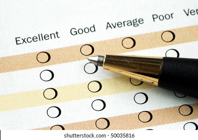 Fill In The Customer Satisfaction Survey