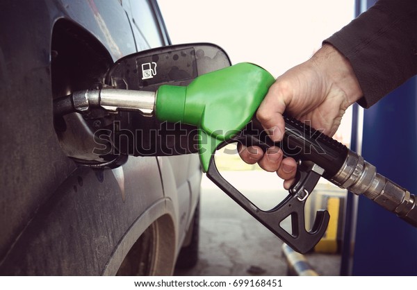 Fill Fuel Petrol Station Filling Dirty Stock Photo 699168451 | Shutterstock