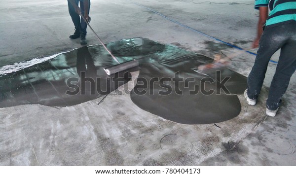 Fill Low Points Selfleveling Compound Fine Stock Photo Edit Now
