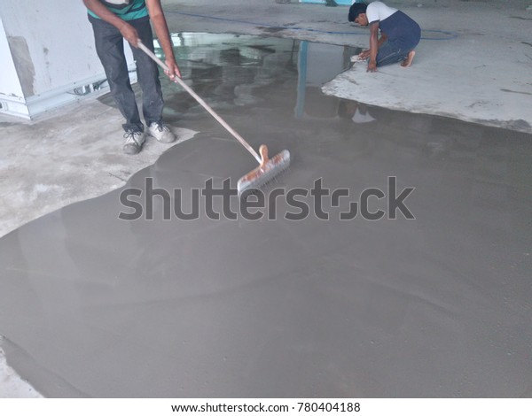 Fill Low Points Selfleveling Compound Fine Stock Photo Edit Now