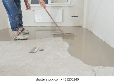 Fill Screed Floor Repair And Furnish, Shallow Dof