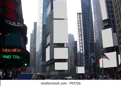 Download Time Square Billboard Blank High Res Stock Images Shutterstock