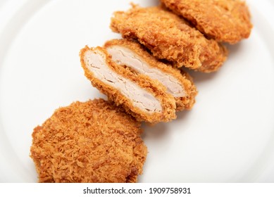 Fillet Cutlet Served On A Plate Taken In The Studio