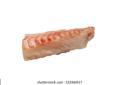 Fillet (Loin) Cod Isolated.