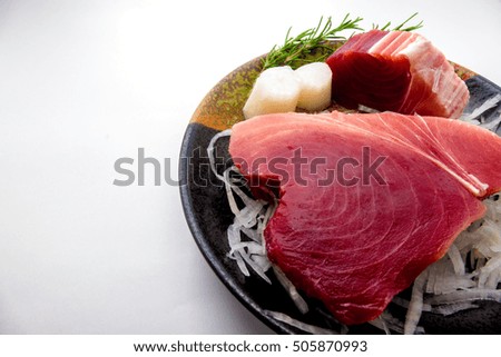 Fillet of tuna