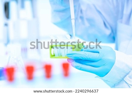 filling micro tubes with biological samples For DNA analysis