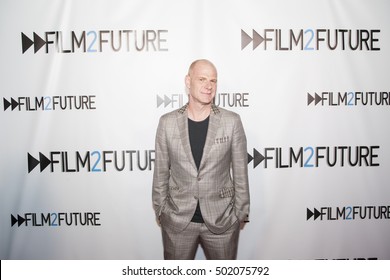 FILM 2 FUTURE AWARDS CEREMONY: Taglyan Cultural Center, Los Angeles, October 18, 2016. Composer and DJ Tom Holkenborg (Junkie XL)  arrives at the Film2Future awards in Los Angeles, California.