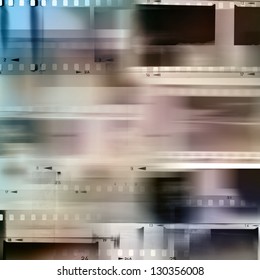 Film negative frames, copy space