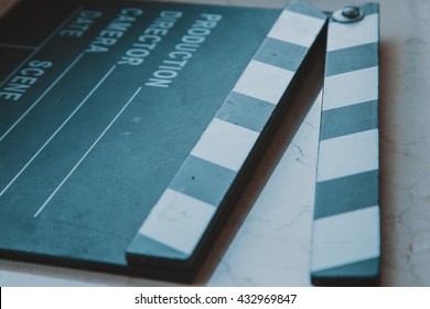 Film Slate Lying