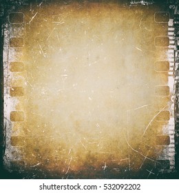 Film Strip Background, Vintage Texture