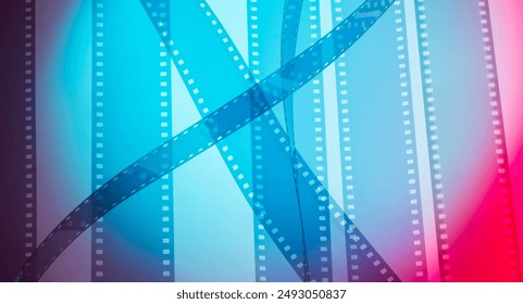 film strip with texture for cinematic background - Powered by Shutterstock