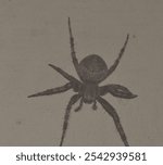 filmic retro vinage type creepy spider picture