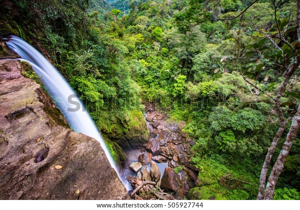 Fin Del Mundo Der Amazonas Dschungel Kolumbiens Stockfoto