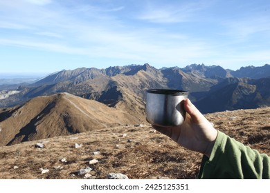 Finally at the top. Cheers!