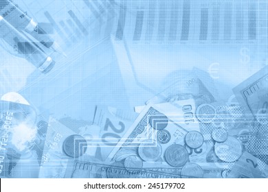 Finance abstract background